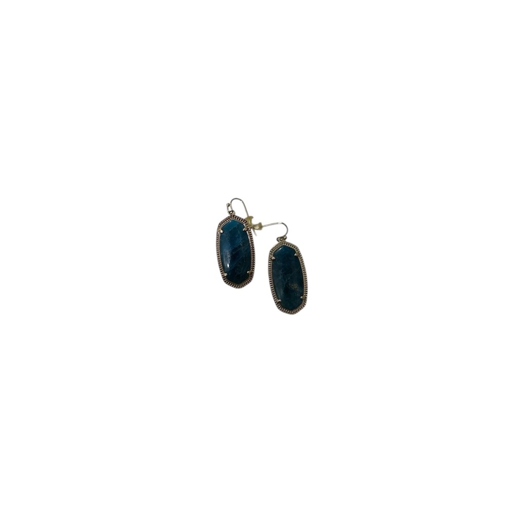Kendra Scott Blue and Gold Earrings